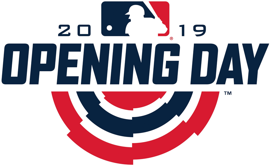 MLB Opening Day 2019 Logo vinyl decal